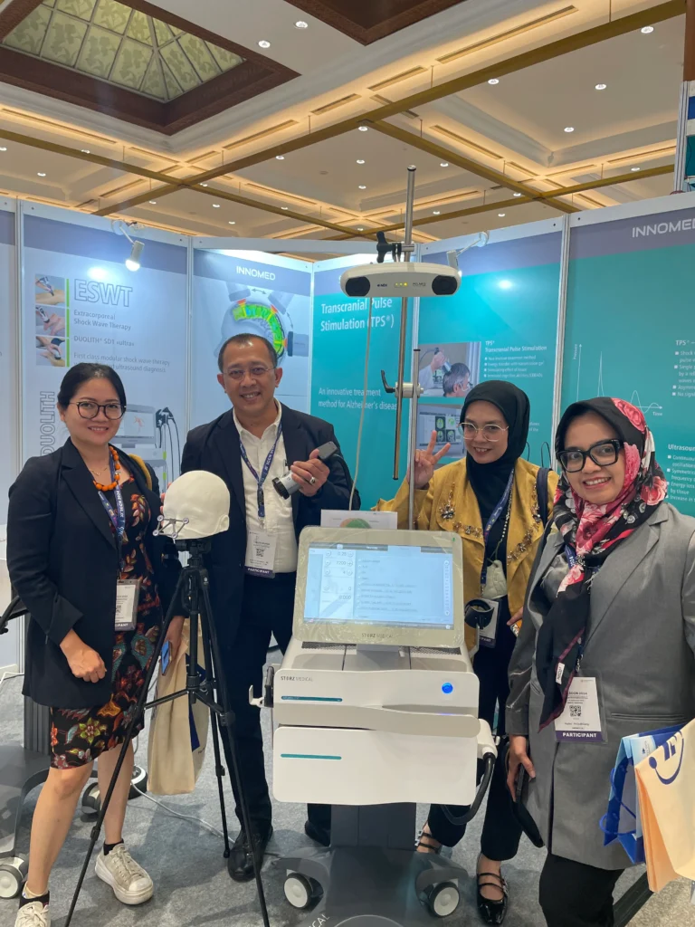 Transcranial Pulse Stimulation championed by Dr Andri from RS Gatot Soebroto (military hospital)