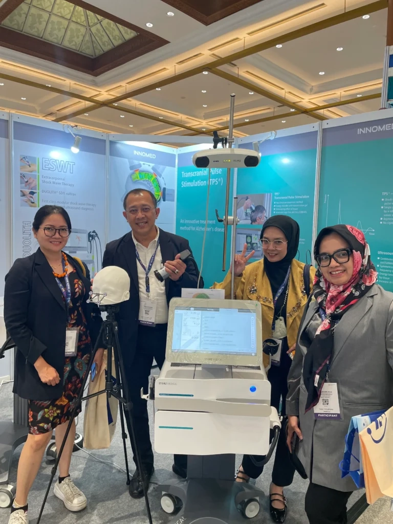 Transcranial Pulse Stimulation championed by Dr Andri from RS Gatot Soebroto (military hospital)